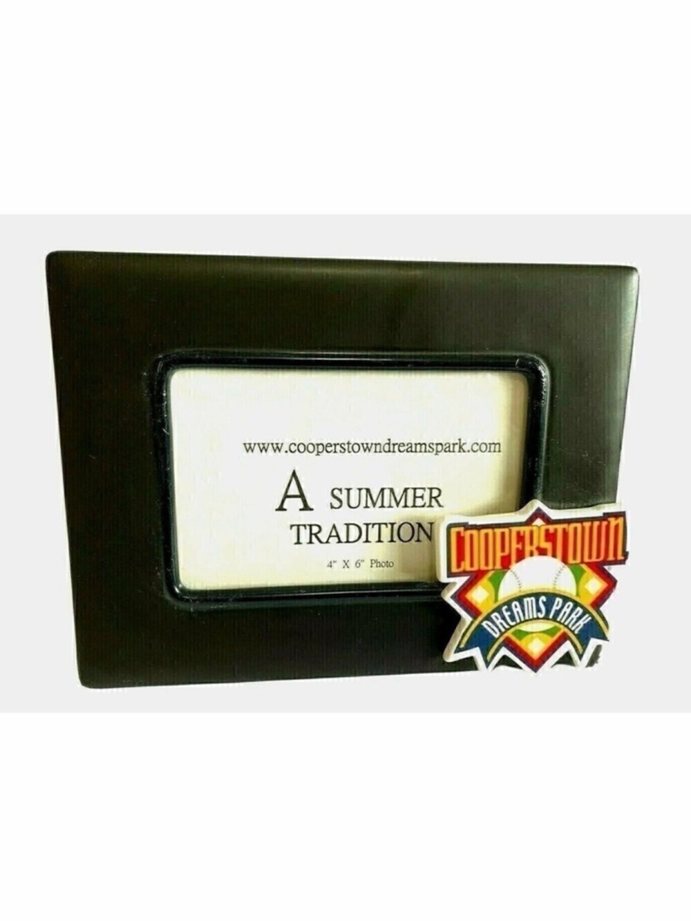 Cooperstown Baseball Frame 4 x 6 Black Boys Summer MLB Dreams Park Photo Enamel